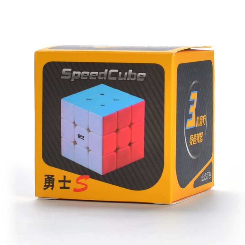 Rubik 3x3 QiYi Warrior S Stickerless Rubik 3 Tầng Khối Lập Phương Rubik