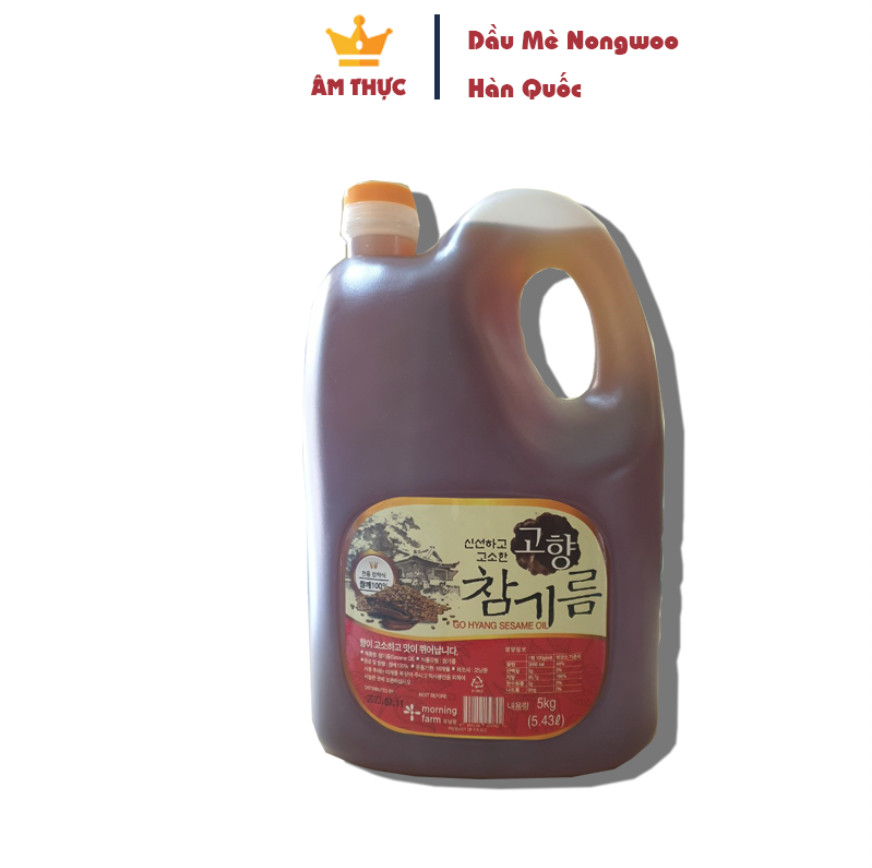 Dầu mè đậm đặc 5 lít CHACKHAN - NONGWOO Nhập khẩu  Hàn Quốc