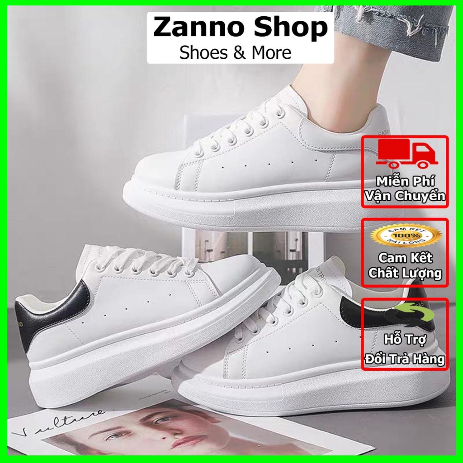 Giày thể thao nữ đế cao 5cm hot 2022, đủ size nữ 35 - 40