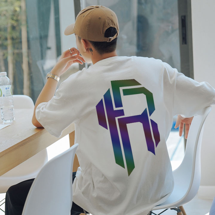 Áo thun tay lỡ unisex r phản quang| áo chất
