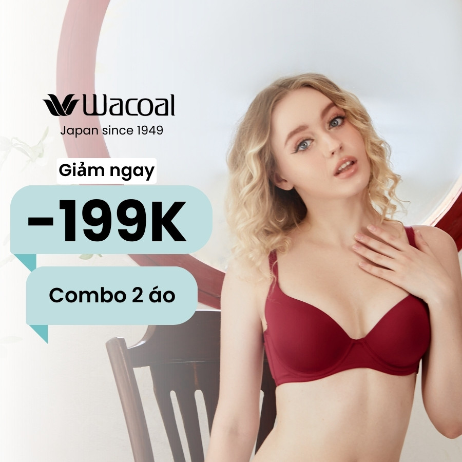 Áo lót Wacoal ILB5971 có gọng, nâng nhẹ, không mút