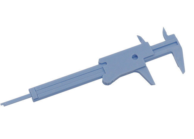 Thước kẹp 120mm bằng nhựa cao cấp, độ chia nhỏ nhất: 0.05 mm, thiết kế nhỏ gọn, dễ thao tác, dễ mang theo khi làm việc