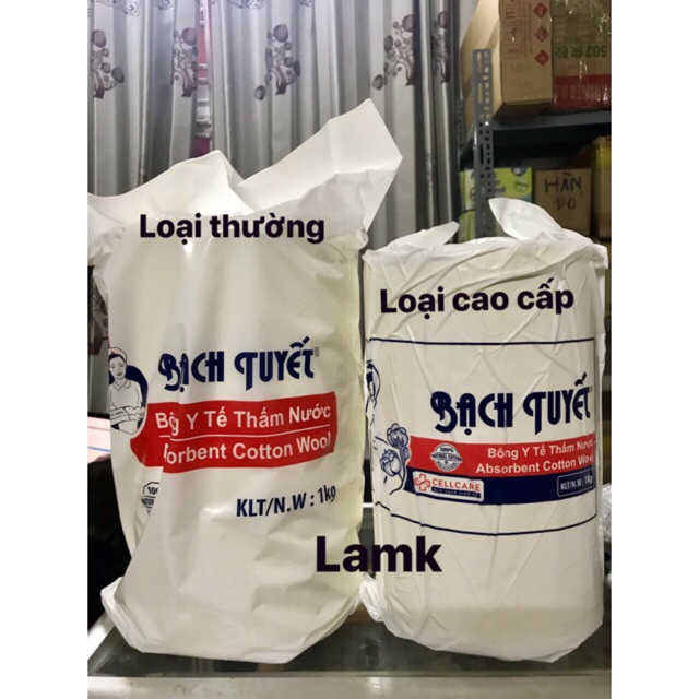 BÔNG BẠCH TUYẾT CUỘN 1KG