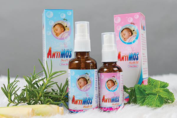 Xịt chống muỗi, đuổi côn trùng AntiMos 50ml Ocean Pharm - Bảo vệ da trước và sau khi bị côn trùng đốt, hương thơm dễ chịu từ nhiều loại tinh dầu tự nhiên - QT Thu Lan CCT01