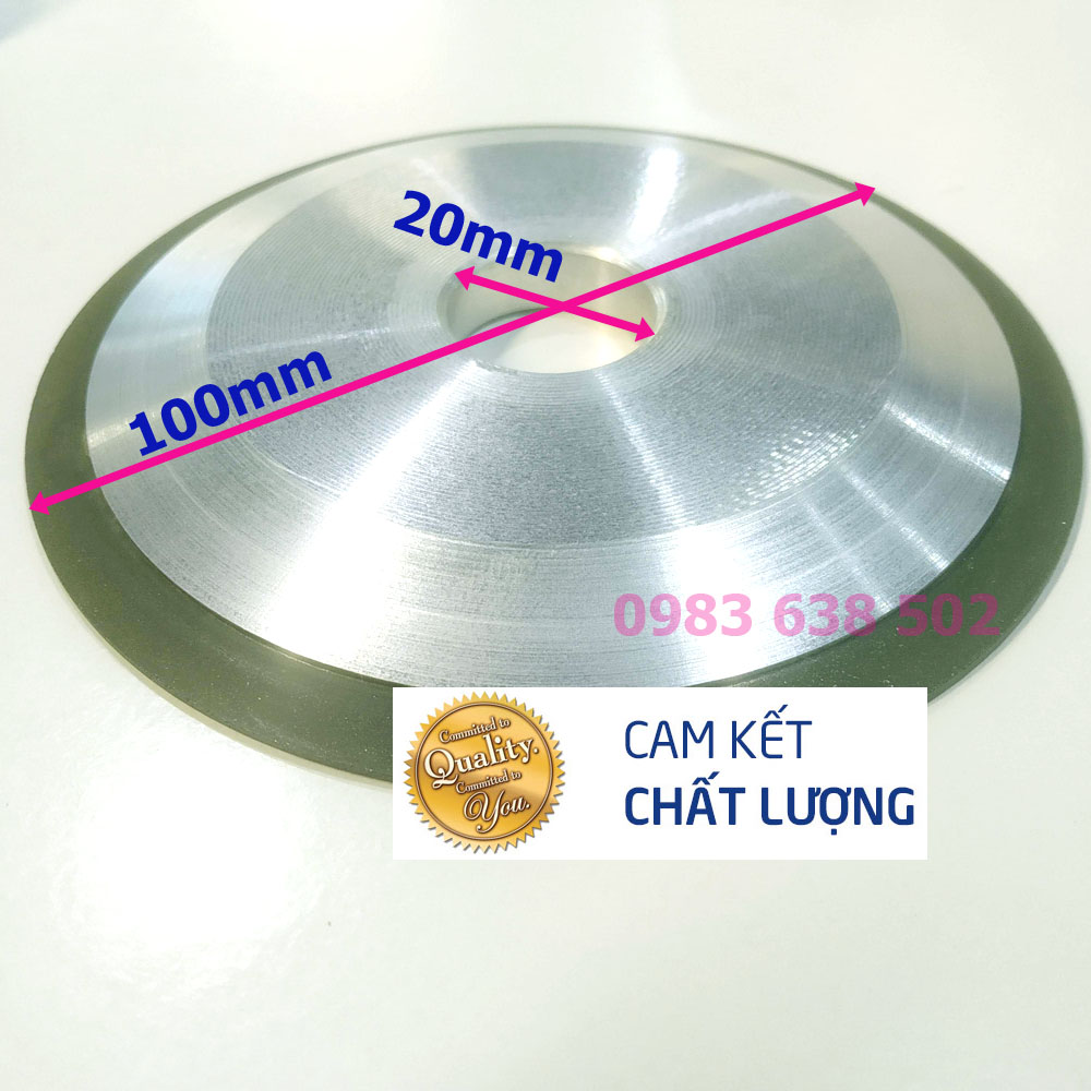 Đá mài rửa cưa 100x20 hợp kim cao cấp đường kính 100mm