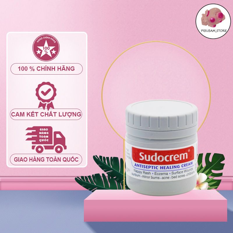 Kem hăm tã sudo crem 60g, kem hăm sudocrem cho trẻ sơ sinh chính hãng anh