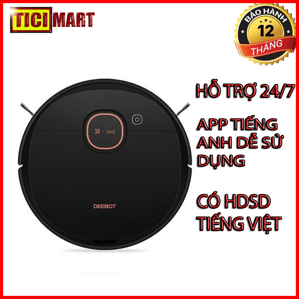 ECOVACS DEEBOT T5 MAX (Full box) ROBOT HÚT BỤI LAU NHÀ