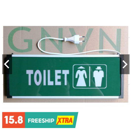 ĐÈN EXIT CAO CẤP TOILET HW-128 LED