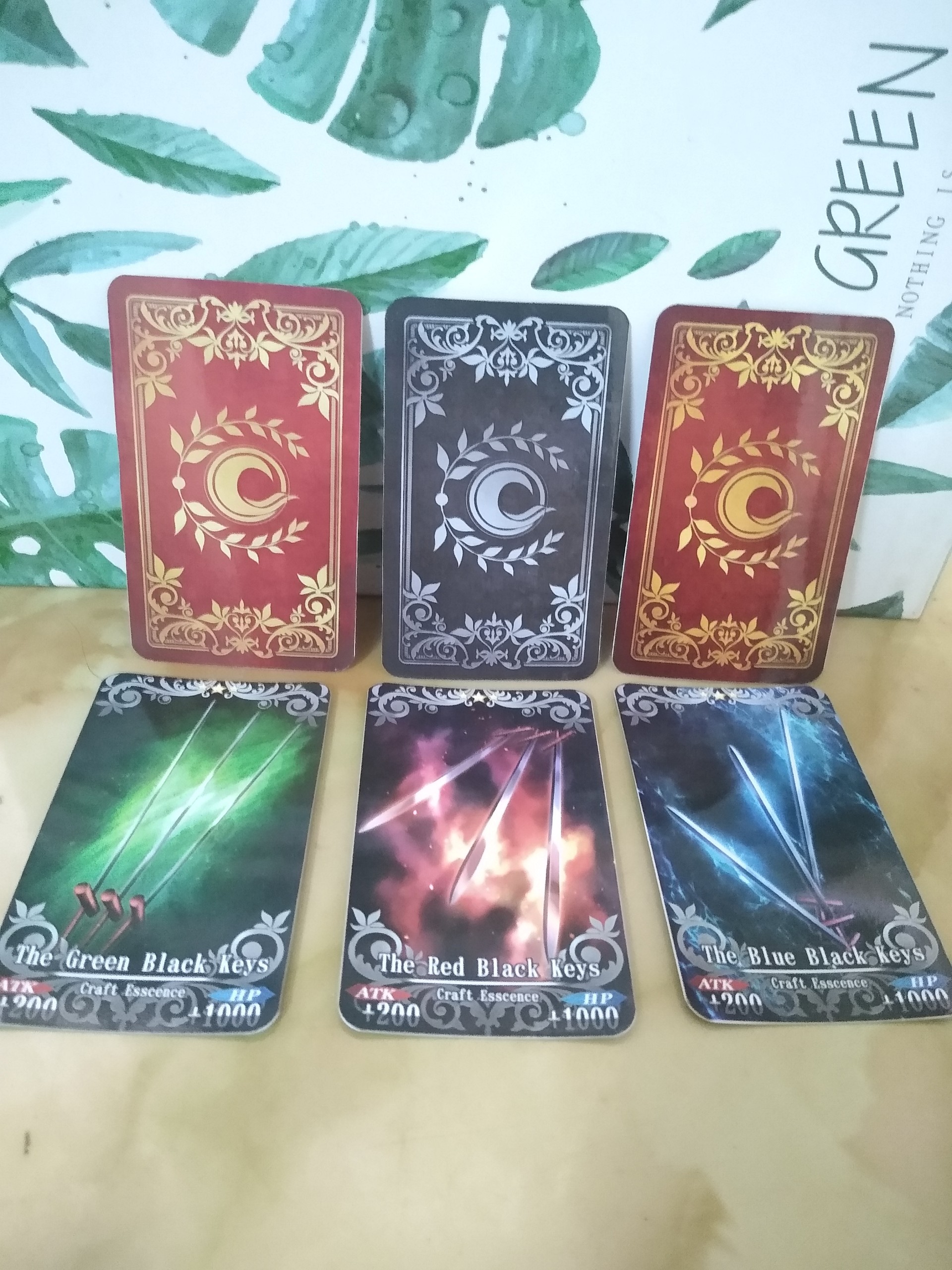 Thẻ bài custom card Craft Esscence Fate/Grand Order FGO để sưu tầm tự chọn (Bộ 3)