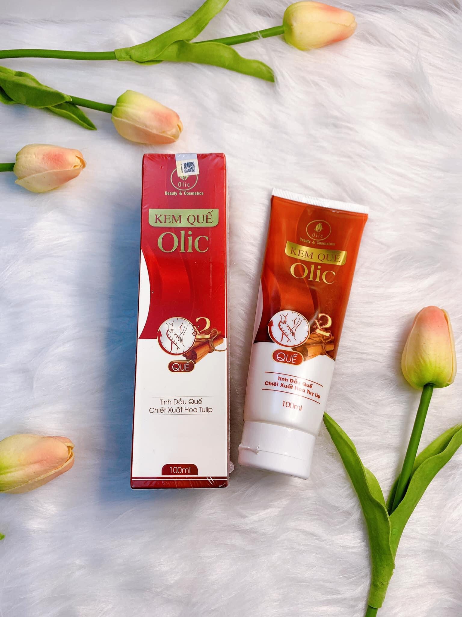 Kem tan mỡ olic chính hãng - kem quế tan mỡ bụng hiệu quả