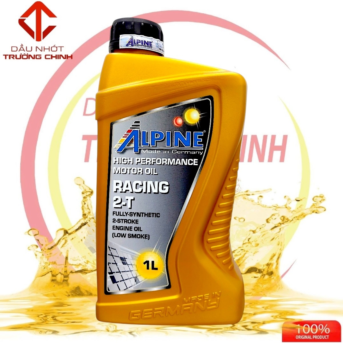 Nhớt Alpine Racing 2T Fully-Synthetic cao cấp nhập khẩu Đức dành cho xe 2T