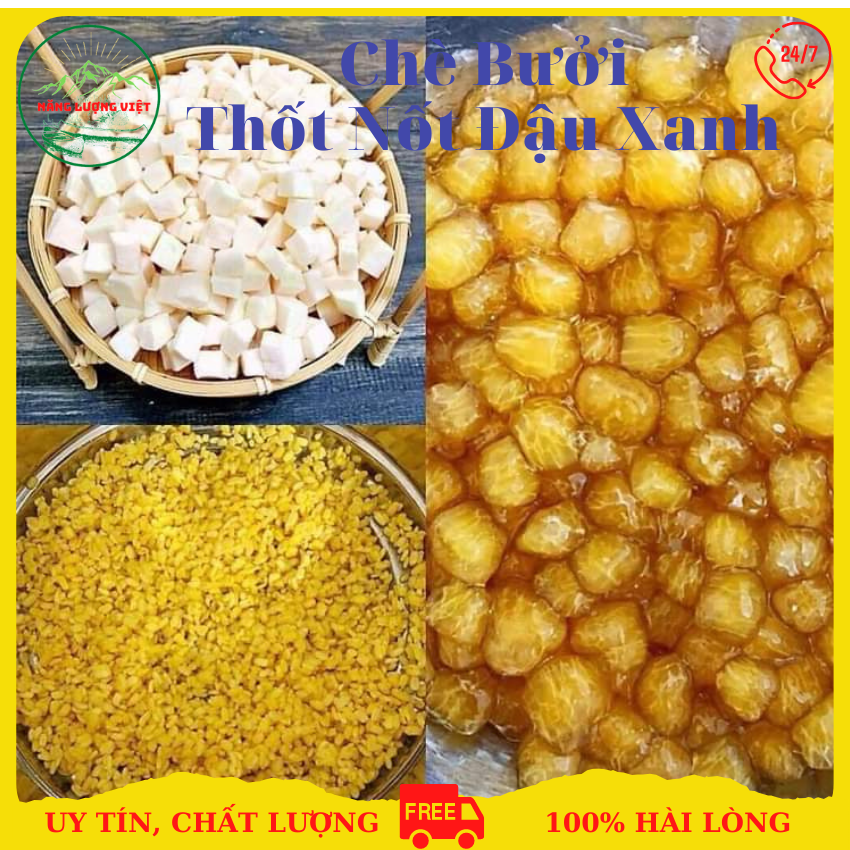 Set nấu chè bưởi thốt nốt an giang đậu xanh siêu ngon