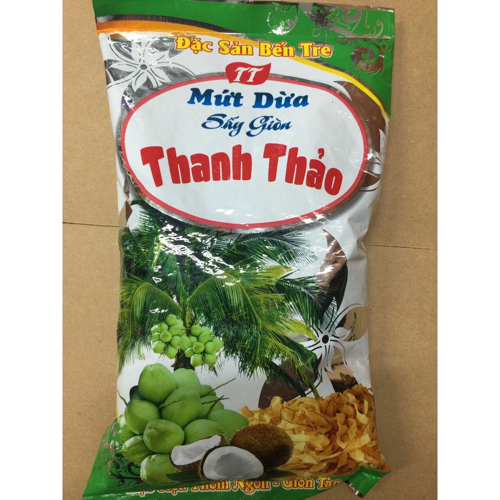 DỪA KHÔ SẤY GIÒN THANH THẢO 1 GÓI 250G