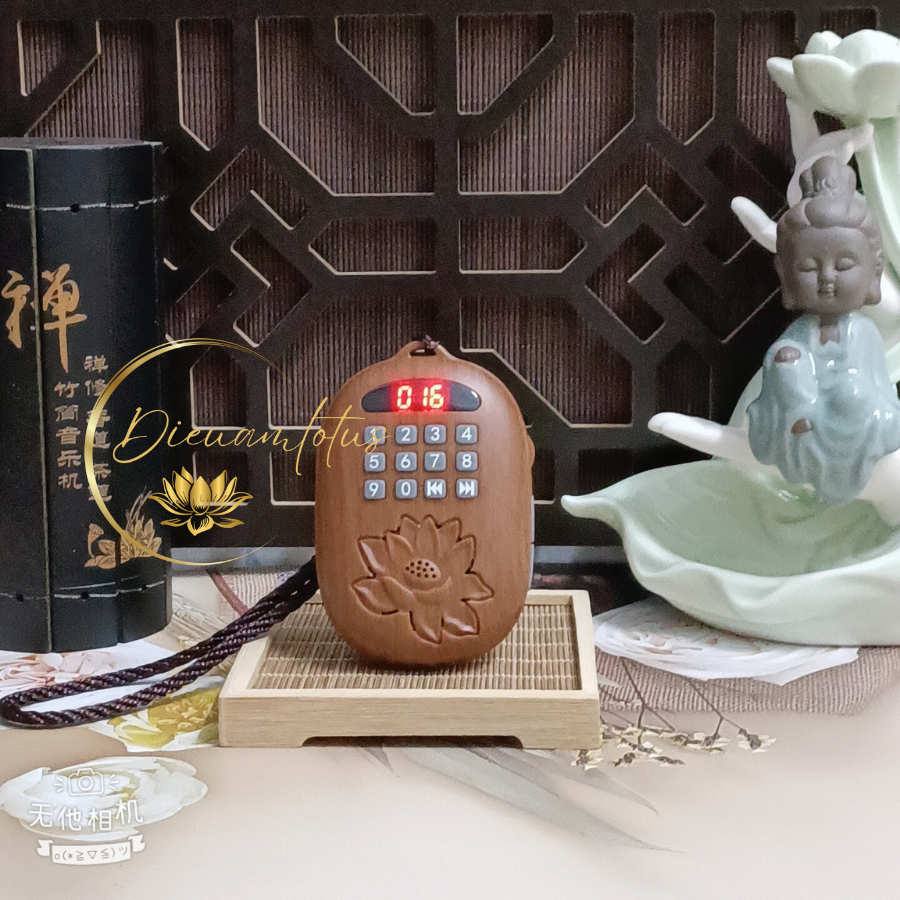 Máy nghe pháp hoa sen K918 nội dung niệm Phật Tịnh Tông tiếng Hoa