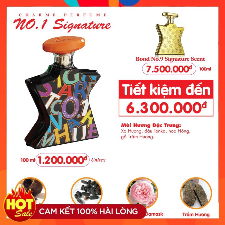 Nước hoa no.1 signature 100ml - hương thơm ngọt ngào, lưu hương lâu