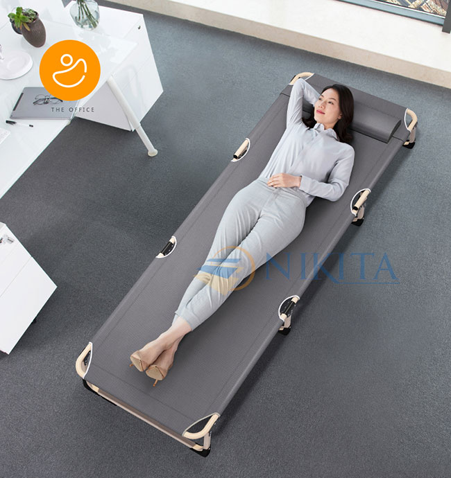 Giường gấp gọn cơ động, gọn nhẹ dễ vận chuyển NIKITA bền đẹp