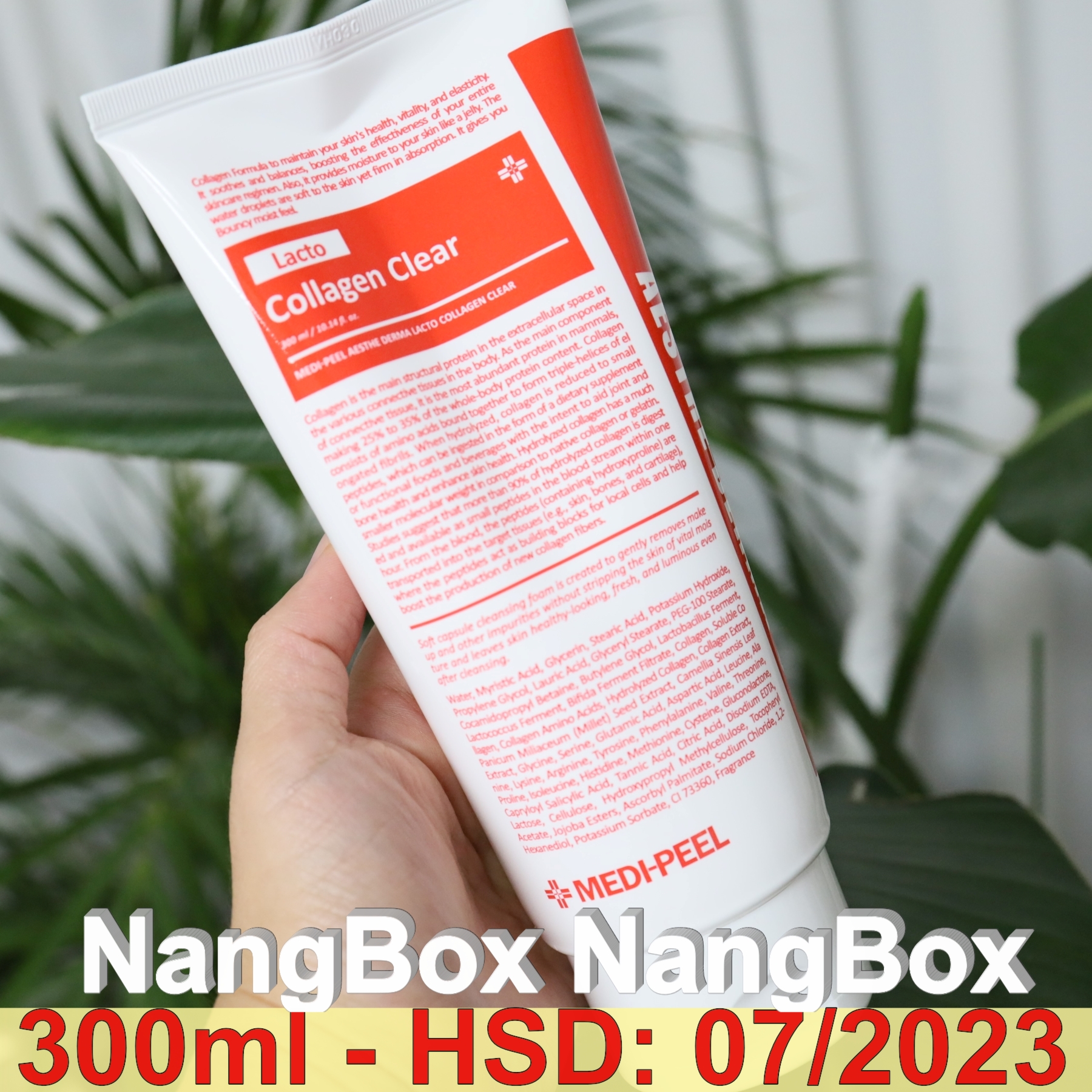 Sữa rửa mặt collagen medi peel lacto collagen clear