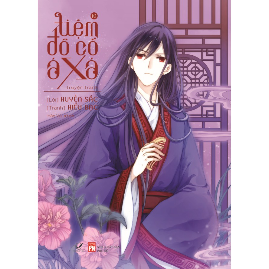Sách - tập 10 tiệm đồ cổ á xá phiên bản manga + 02 tấm card cổ vật và 01 poster