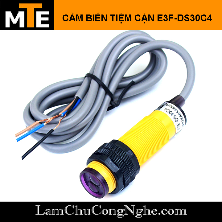 Cảm biến phát hiện vật cản 30cm DC 6-36V dùng hồng ngoại E3F-DS30C4