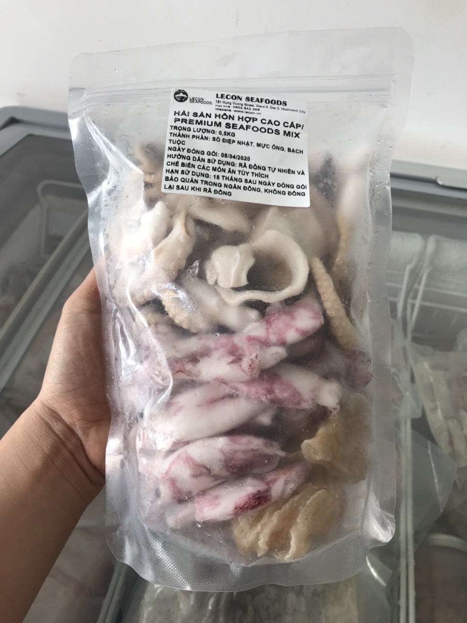 [HCM]HCM -Hỗn hợp hải sản cao cấp gói 500gr- Giao Nhanh