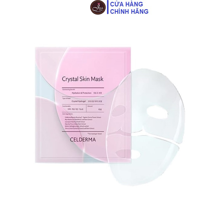 [1-5 Miếng] Mặt Nạ Thạch Anh Celderma Crystal Skin Mask 23g