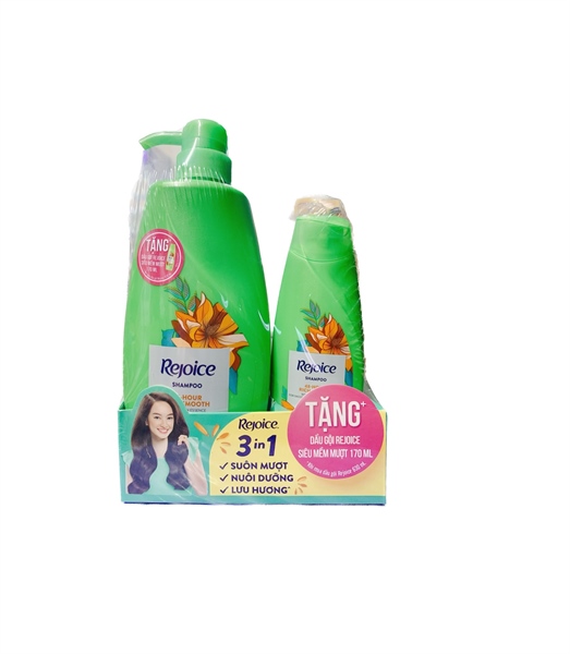 Dầu gội Rejoice Siêu mềm mượt 630ml + (Dầu gội Rejoice 170 ml)