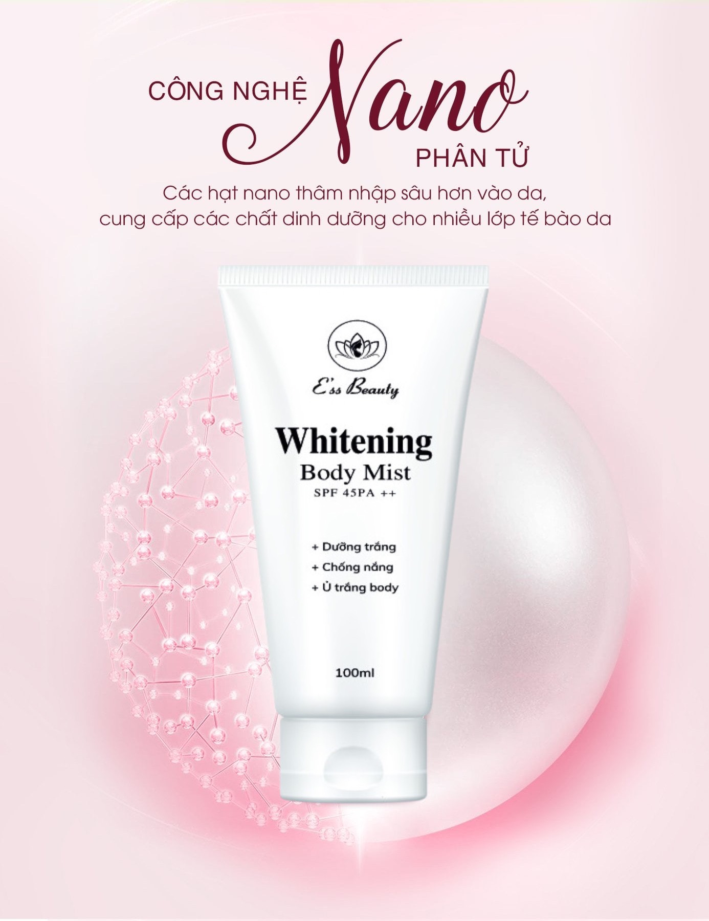 💖CHÍNH HÃNG💖 Ủ Trắng Body Mist