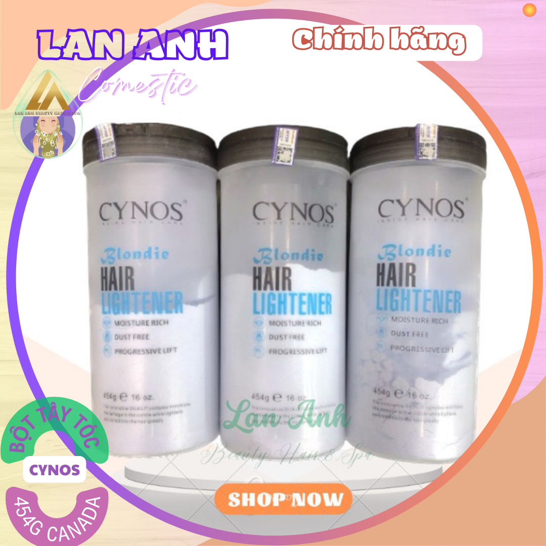 Bột tẩy tóc Cynos công nghệ mới bột xanh từ CANADA 454g  Bột tẩy KN Luxury gói 500g Bột tẩy tóc dành cho salon