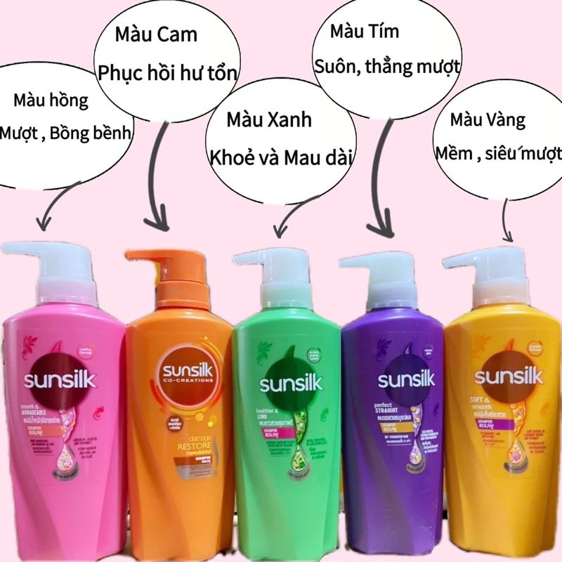 Dầu gội đầu Sunsilk mềm mượt Thái Lan - 350ml