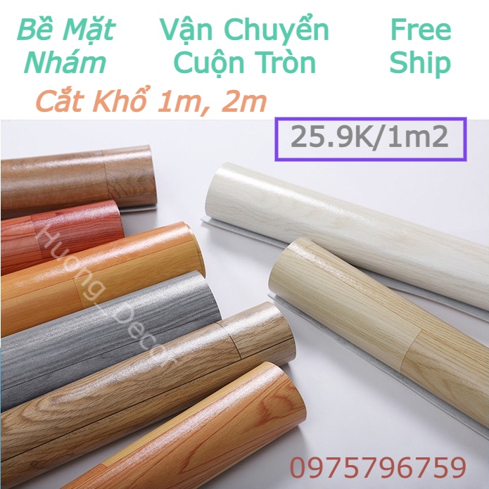 Thảm lót sàn simili vân gỗ, trải sàn simili dán giả gỗ nền nhựa pvc nhám chống trượt dày 0.5mm nhiều mẫu giá rẻ