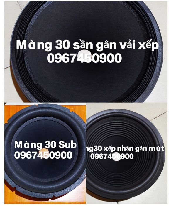 1 chiếc màng loa bass 30 cm các loại tùy chọn - 1cmang30