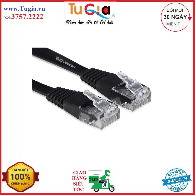 Cáp mạng đúc sẵn cat6 dài 2m ugreen ug-11236 - hàng chính hãng