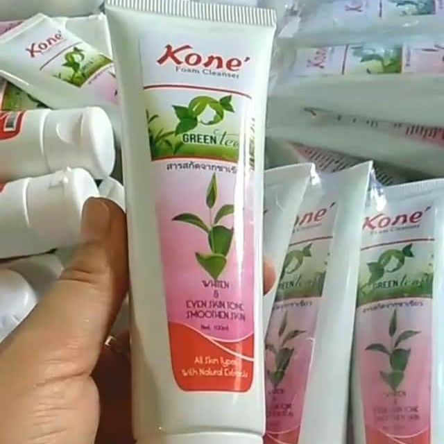 Sữa rửa mặt Kone Thái Lan sáng da giảm mụn- Chiết xuất tà xanh và nghệ tươi kháng khuẩn làm mờ thâm mụn