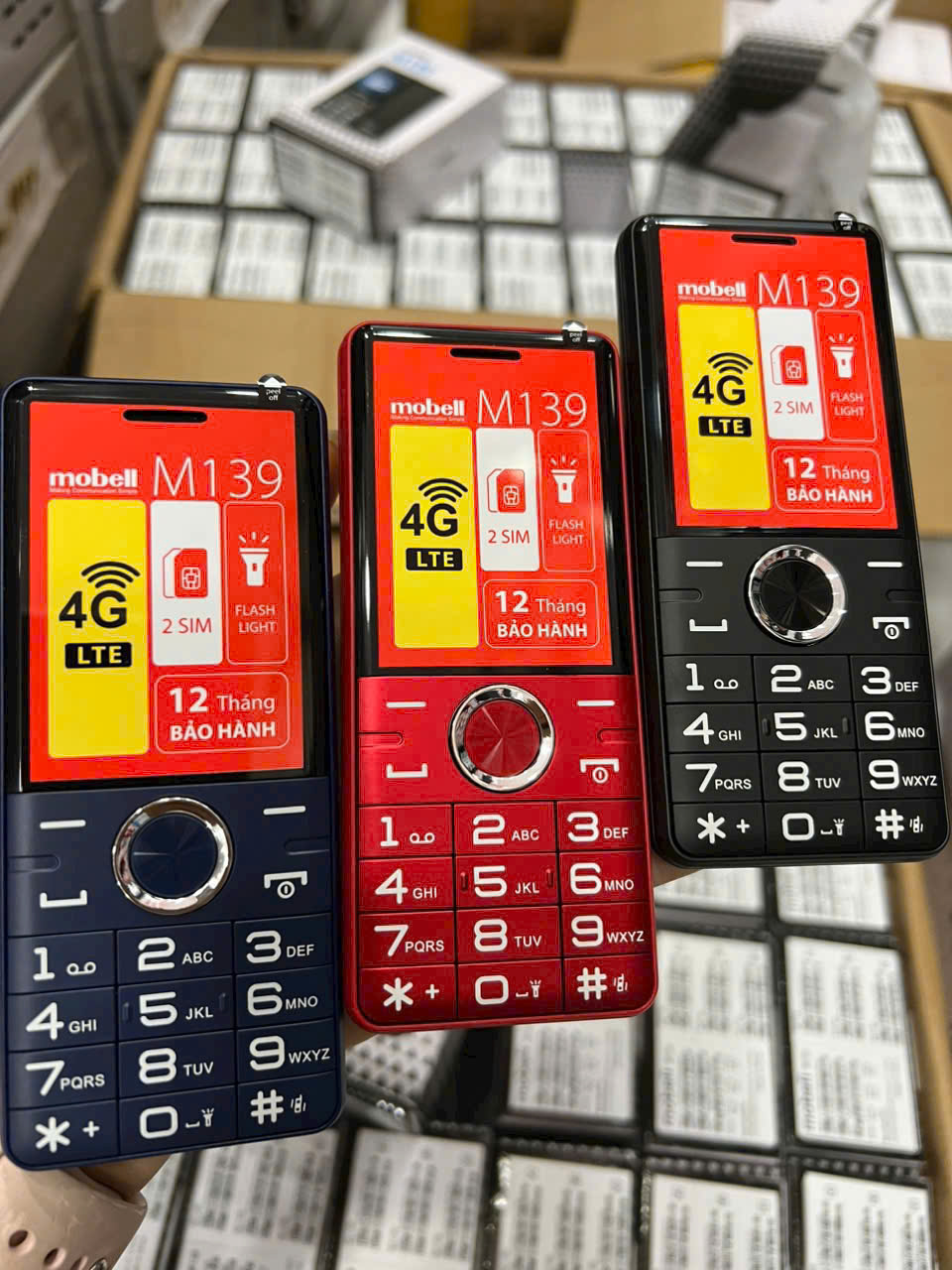 Điện thoại 4g mobell m139 4g màn hình 1.77inch tự động ghi âm cuộc gọi bảo hành 12 tháng - hàng chính hãng