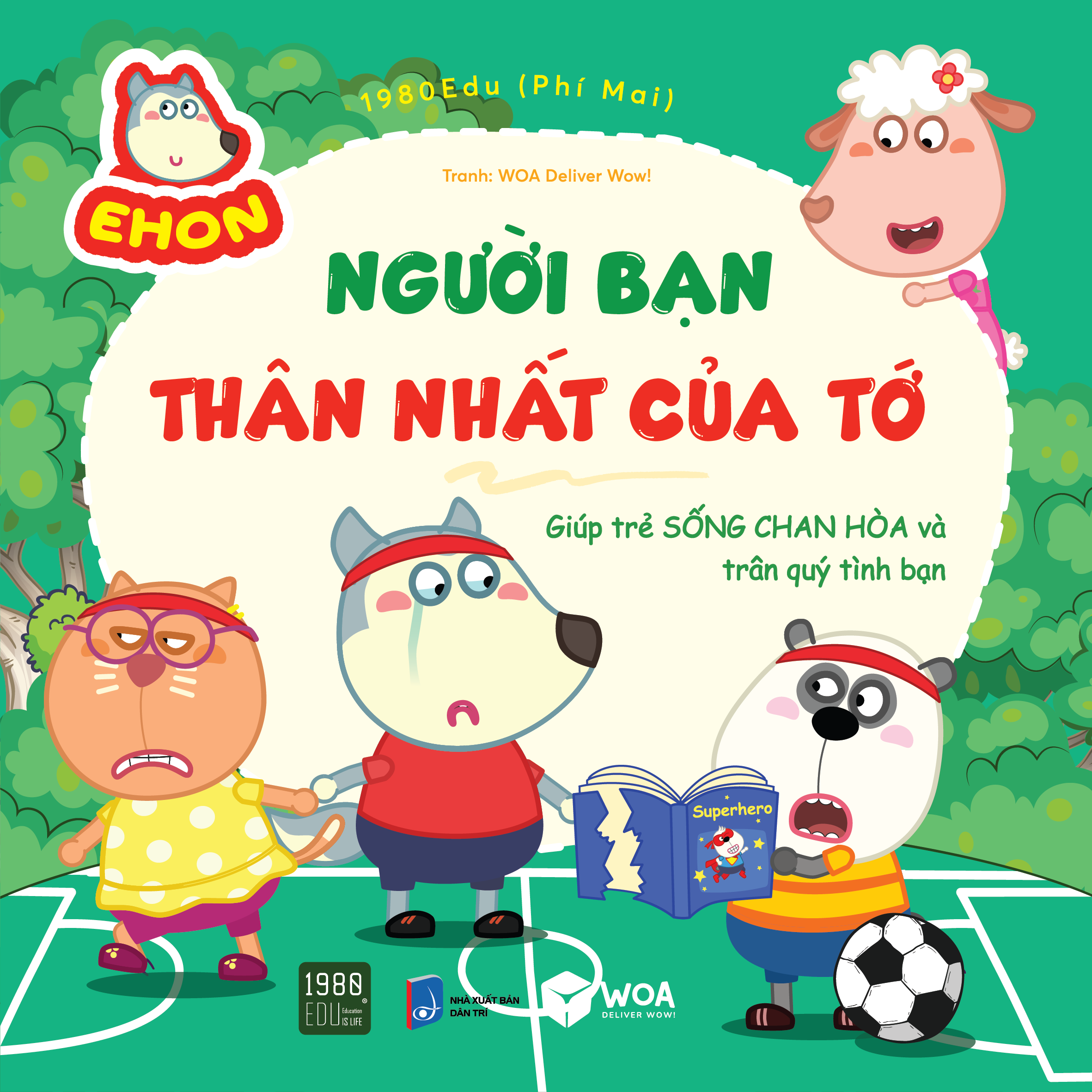 Sách - wolfoo ehon - người bạn thân nhất của tớ