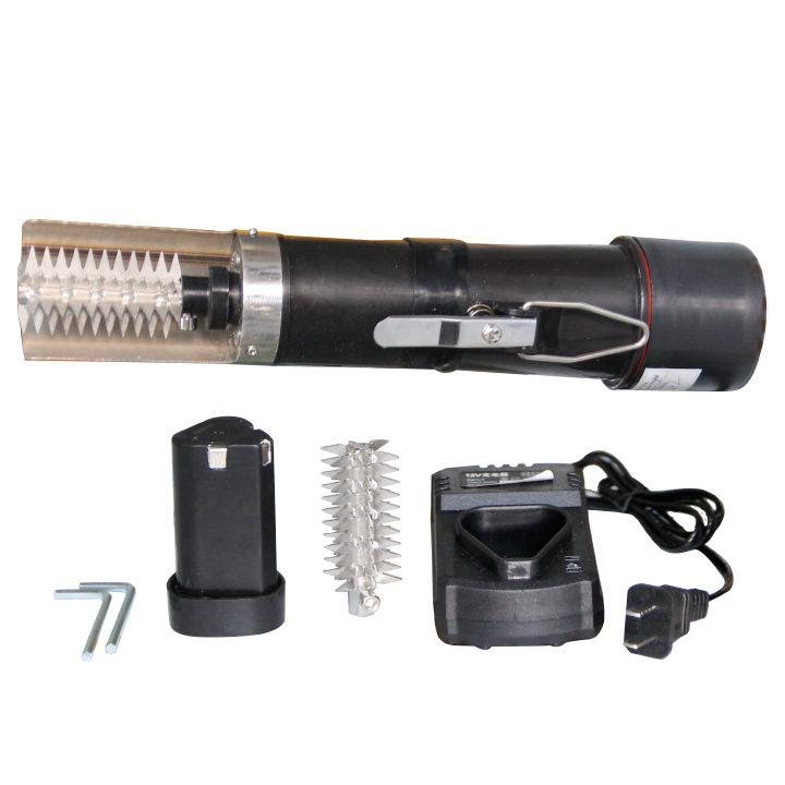 Máy đánh vảy cá cầm tay3A96W|Thép không gỉ, có thể sạc lại dùng cho nhà hàng, di động chợ bán cá