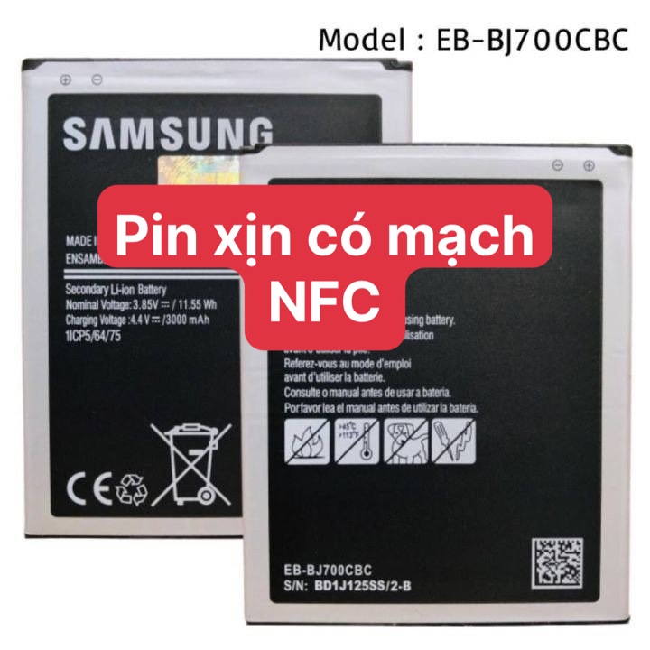 [HCM]Pin thay thế cho Samsung J700/J7 2015/Sam Sung On7 - 3000mAh (EB-BJ700BE)