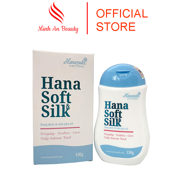 Dung dịch vệ sinh hanayuki hana soft & silk cho phụ nữ 150ml