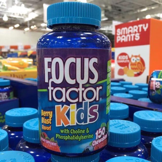 Kẹo Phát Triển Trí Não Focus Factor Kids 150 Viên