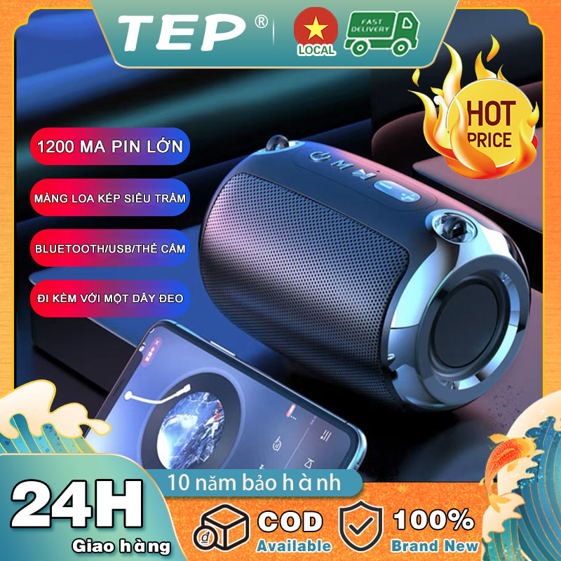 Loa Bluetooth Thẻ sáng tạo Bluetooth di động Loa siêu trầm không dây ngoài trời Âm thanh xe hơi bằng thép nhỏ Loa Bluetooth