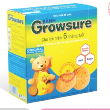 bánh ăn dặm cho bé growsure 1