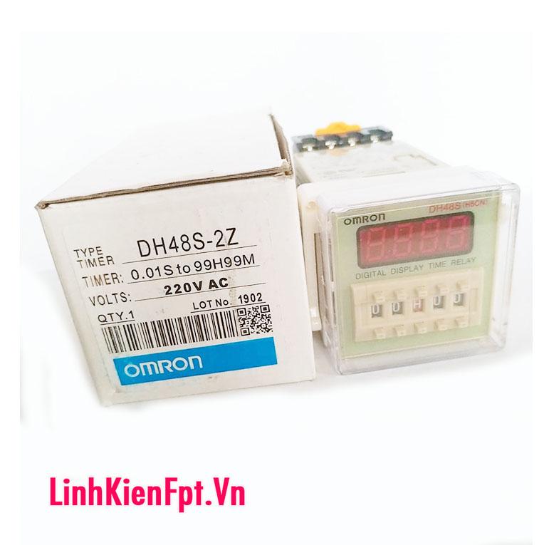Rơ le thời gian timer dh48s-2z 220vac - 2 cặp tiếp điểm