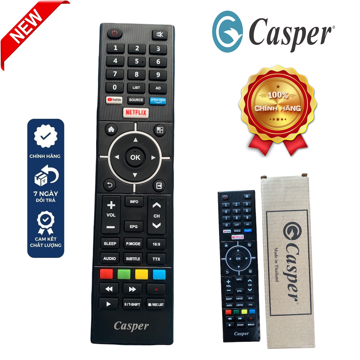 Điều khiển tivi Casper Smart chính hãng các dòng 32 inh 43 inh 32HX6200