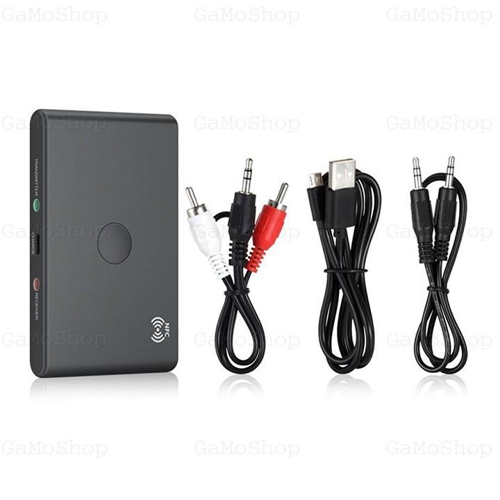 Thiết bị thu phát âm thanh bluetooth TX6 2 chức năng có tính năng NFC