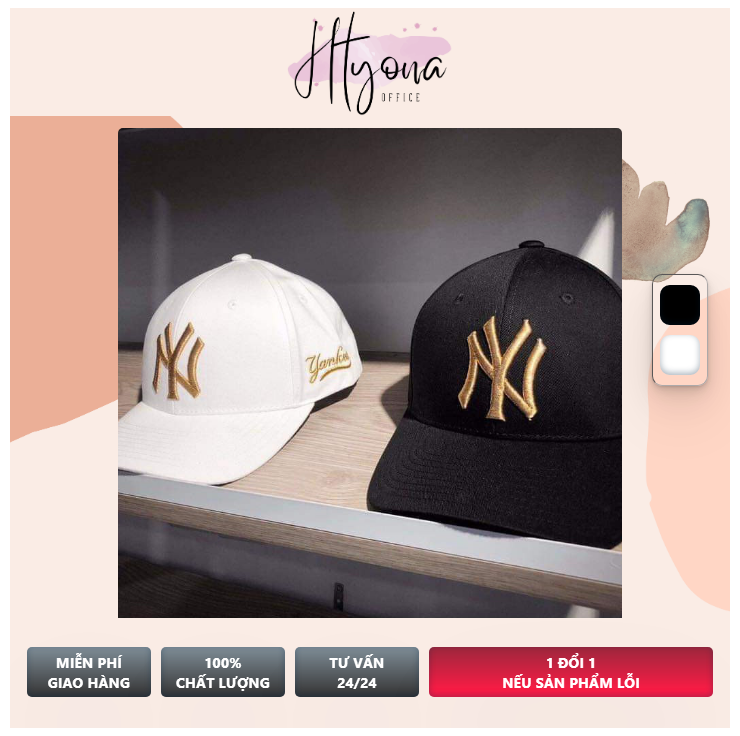 [HCM] Nón Lưỡi Trai Chữ Vàng Mũ Kết Nam Nữ Thời Trang Unisex