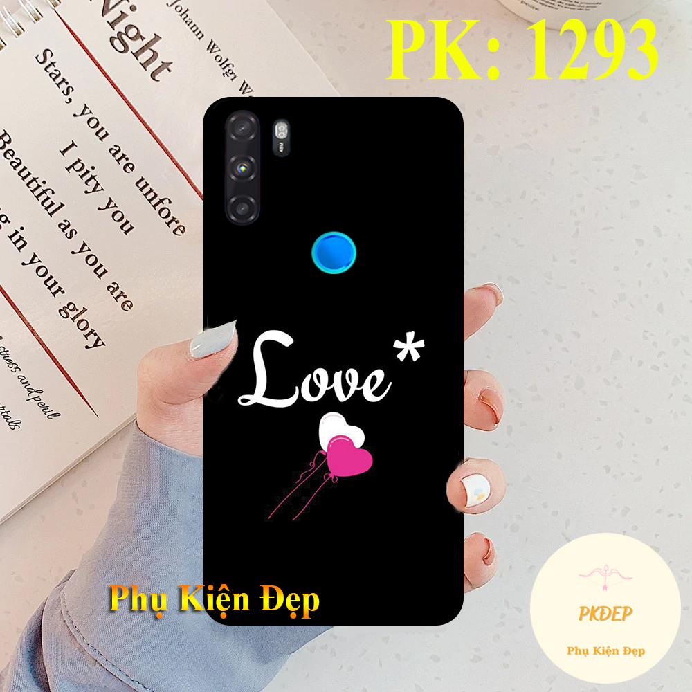 Ốp lưng Vsmart Active 3 dẻo đen in hình cô gái thả thính