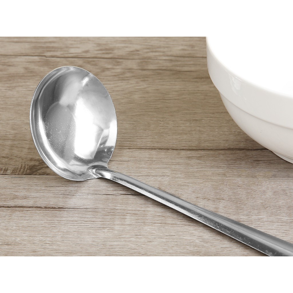 Vá múc canh Vá inox cán dài