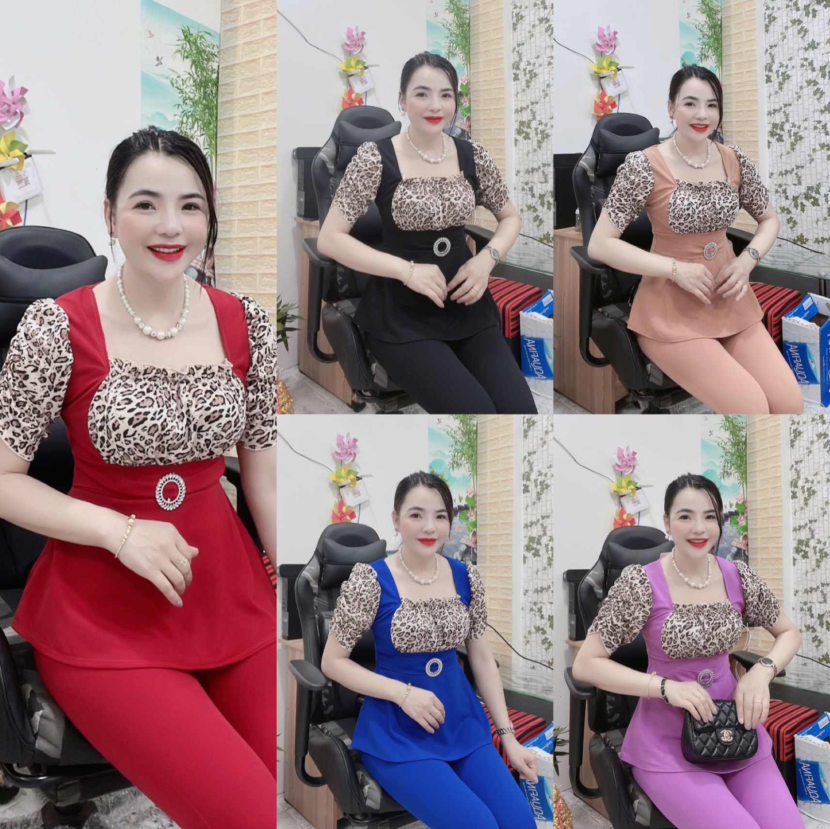 Sét bộ thun cát hàn dễ thương.mã tch46