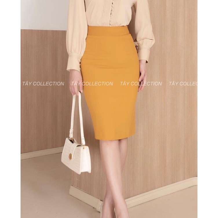 Chân váy bút chì cao cấp 2 lớp tây collection, vài đẹp, may kĩ, mặc tôn dáng và sang trọng