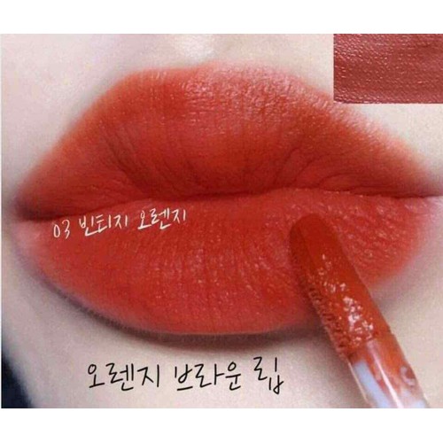 Son Black rouge A03 đỏ cam cháy